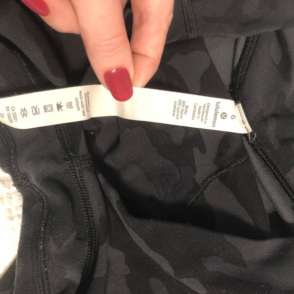 💎NWOT Lululemon Align Crop 21” ❤️ Camo Gray - Picture 5 of 7